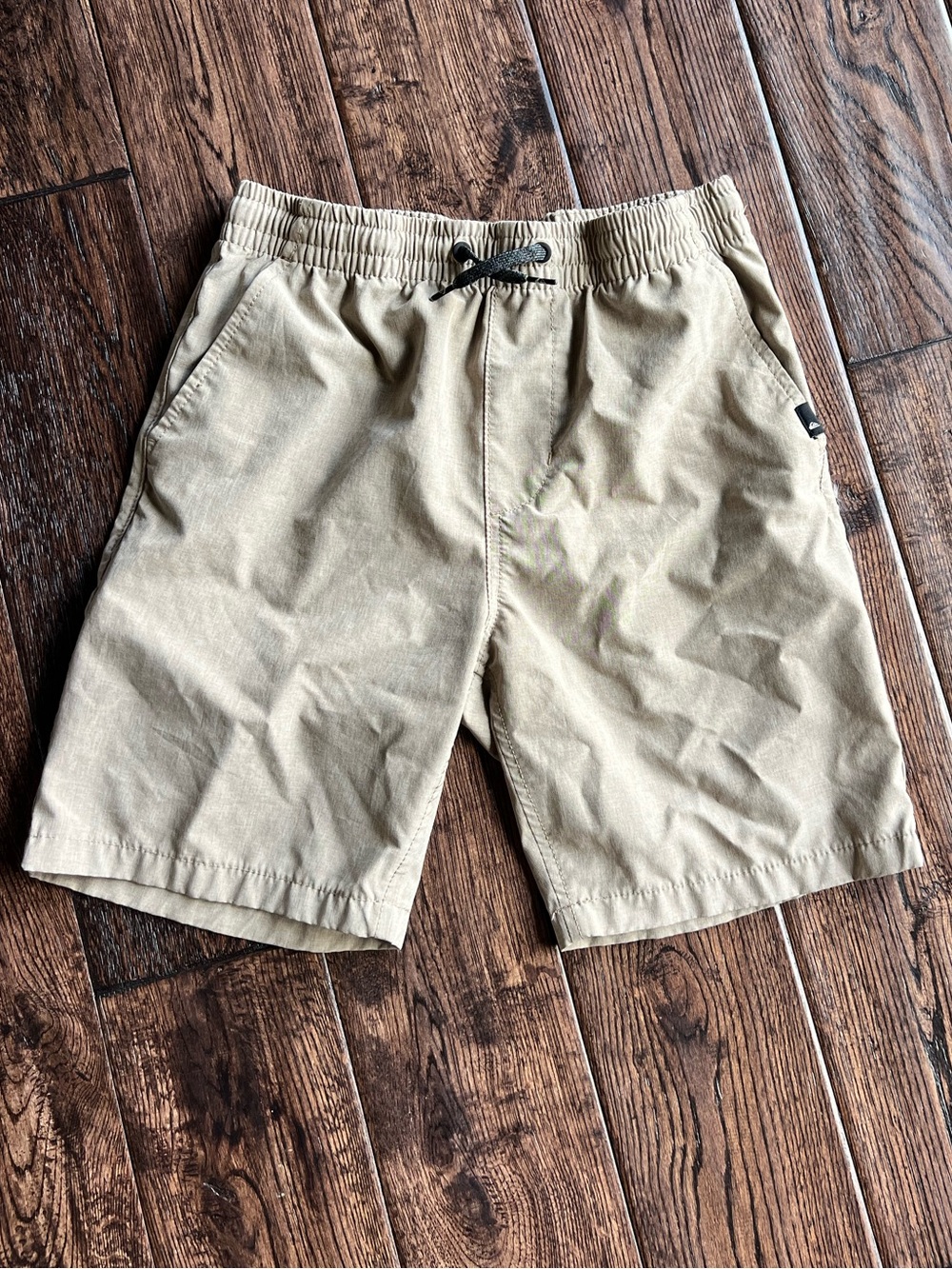 Quiksilver Tan Elastic Waist Shorts